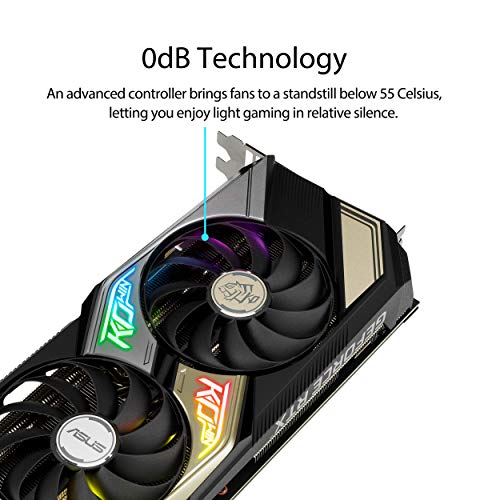 ASUS KO NVIDIA GeForce RTX 3070 V2 OC Edition Gaming Graphics Card (PCIe 4.0, 8GB GDDR6 Memory, LHR, HDMI 2.1, DisplayPort 1.4a
