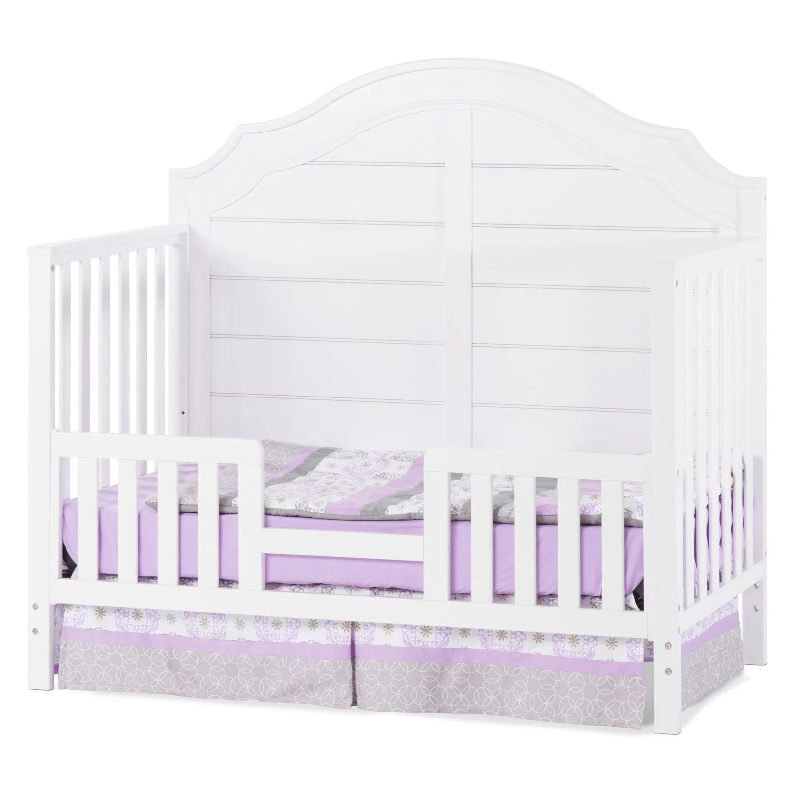 Child Craft Penelope 4-in-1 Convertible Baby Crib, Matte White