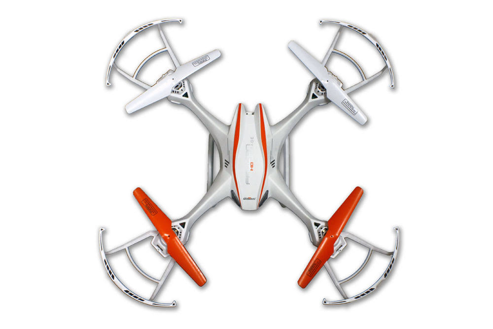 UDI U842 4-Channel 6 Axis Big UFO Drone RC Quadcopter with HD Camera - White