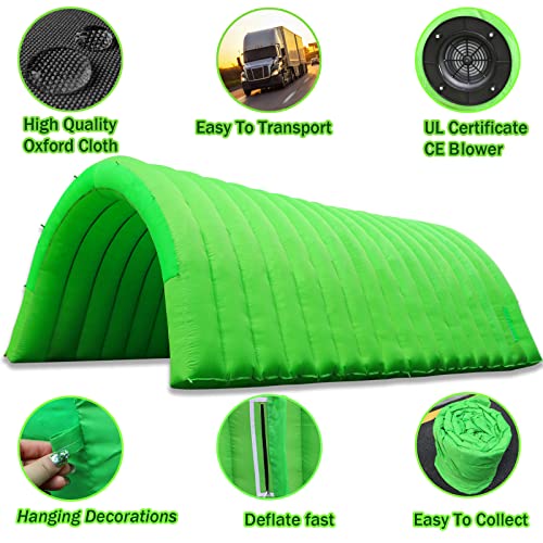 Inflatable Tunnel Sports Tunnel Entrance with Blower Football Tunnel Tent Entryway for Business Advertise Party Exhibition Promotion Street,Shop