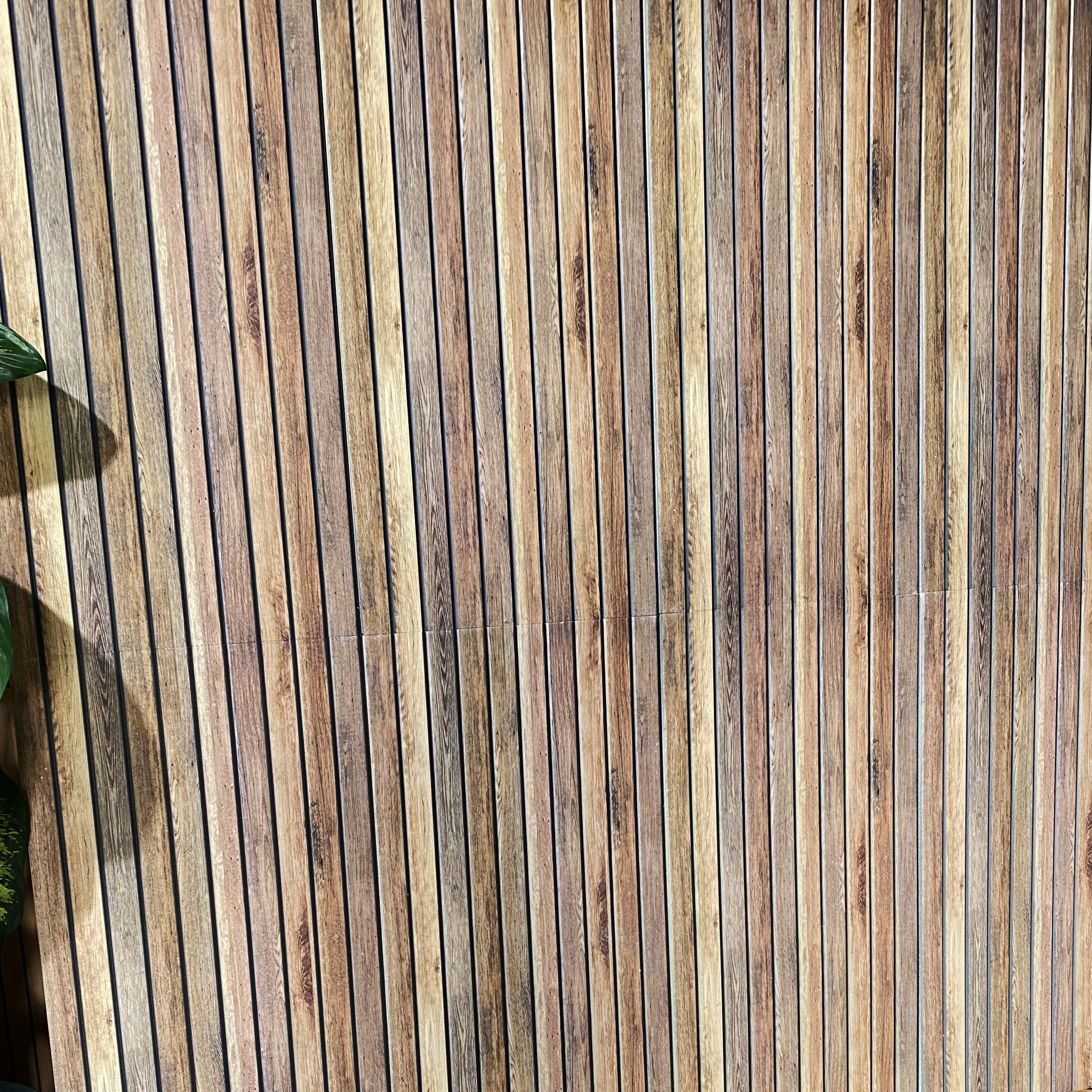 Dundee Deco 3D Wall Panels Wooden Effect - Cladding, Distressed Brown Wood Look Wall Paneling