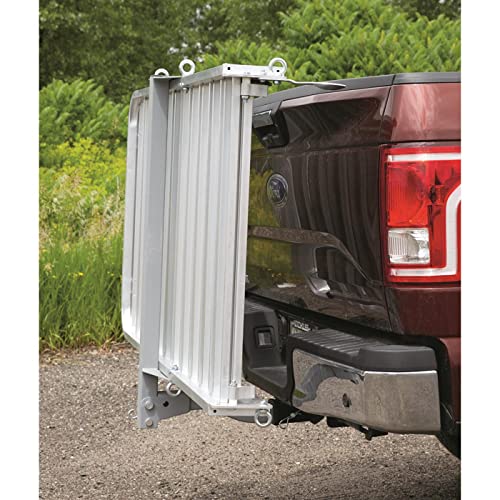 Guide Gear Vehicle Hitch Cargo Carrier, Pickup Truck Ramps Aluminum, Folding, 3-Position, Extra Large