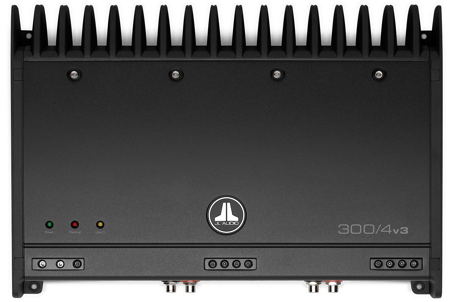 JL Audio Slash v3 Series 300/4v3 Class AB 4-Channel Car Amplifier - 300W