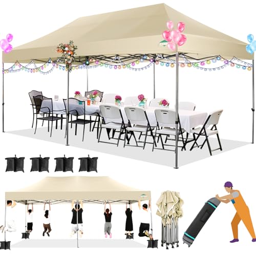 COBIZI 13x26 Pop Up Tent 13x26 Canopy with Sidewalls Heavy Duty Canopy Party Tent for Parties
