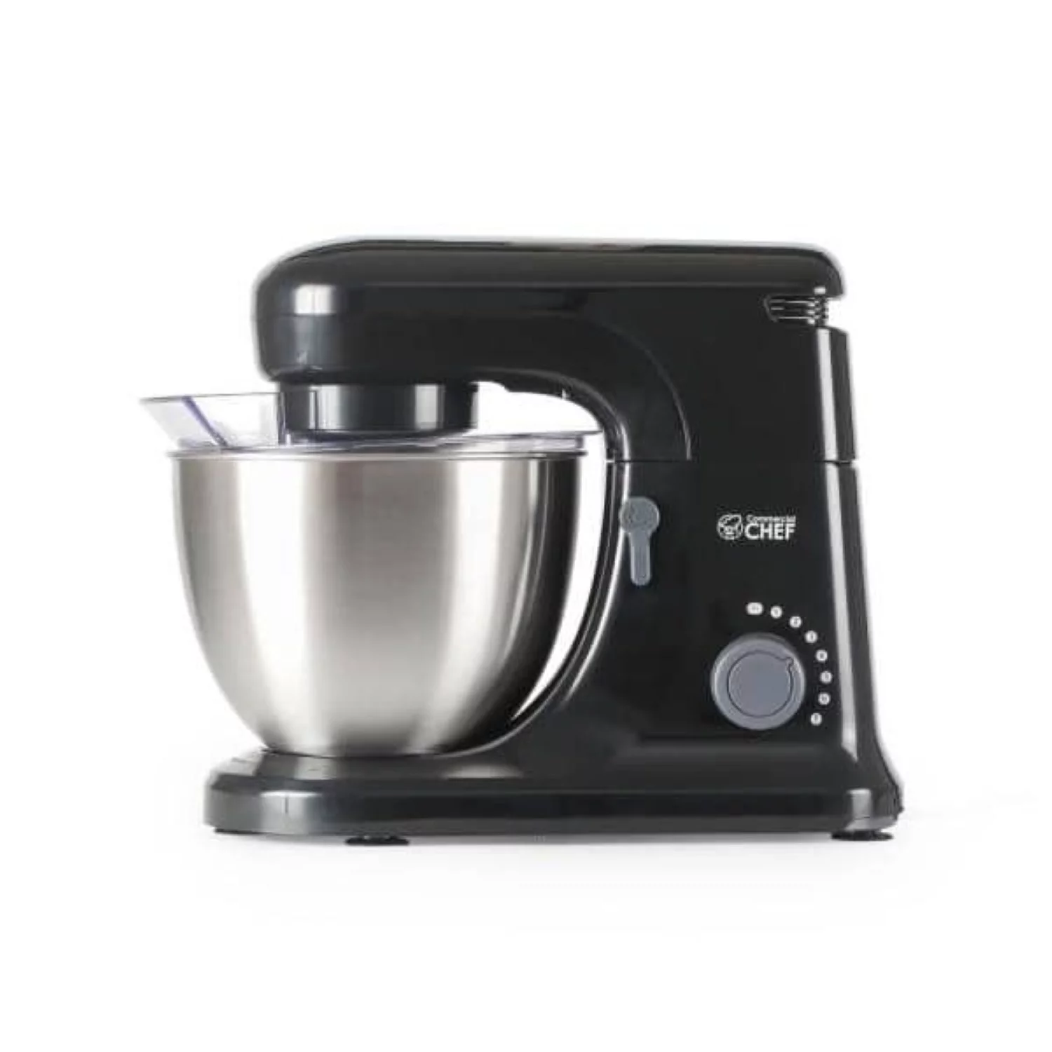 Commercial Chef 4.7 qt. 7-Speed Black Stand Mixer