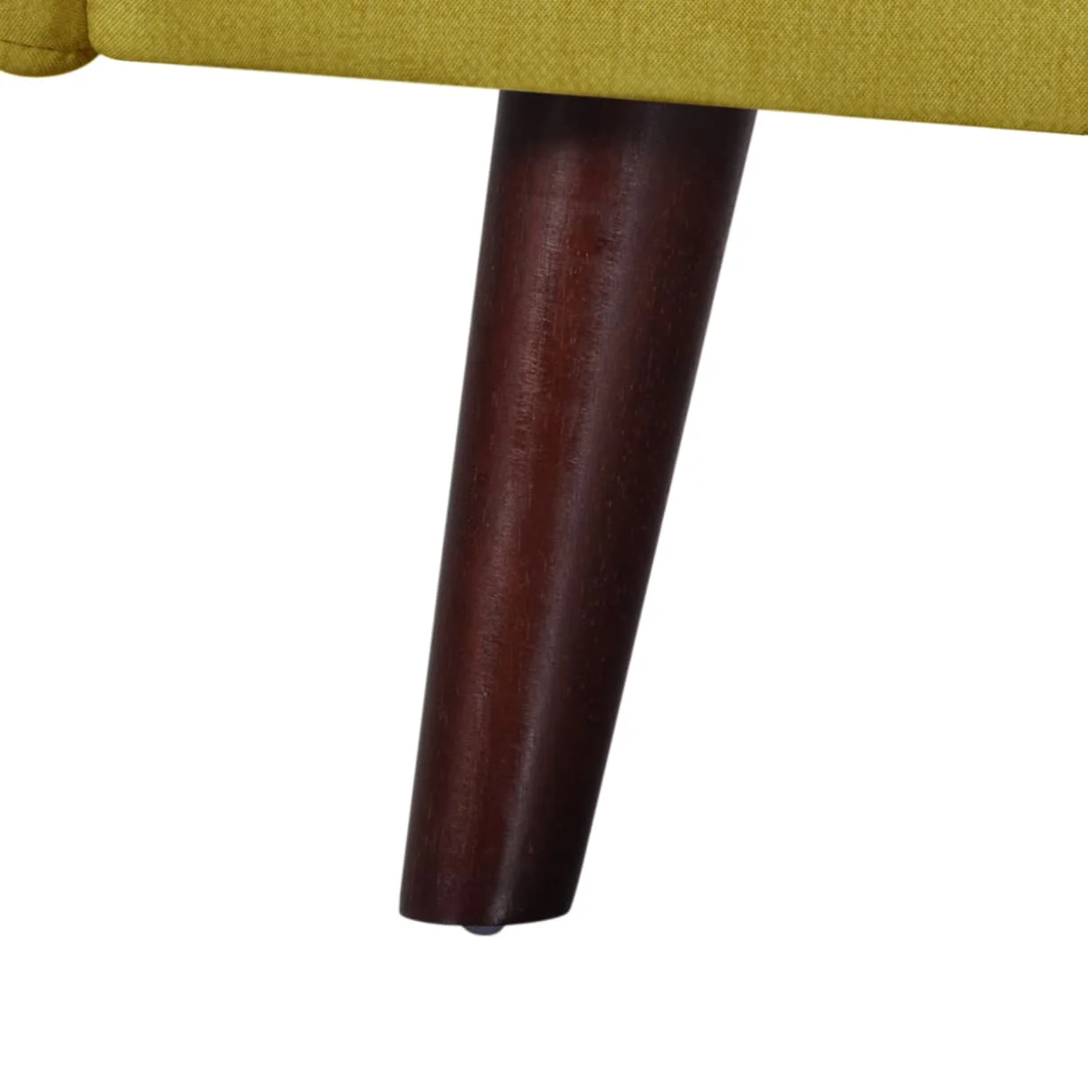 BSHTI 74.4 inch Foam Futon Sofa Bed,Converted Futon Sofa Sleeper with 2 Pillows for Livingroom(Yellow)