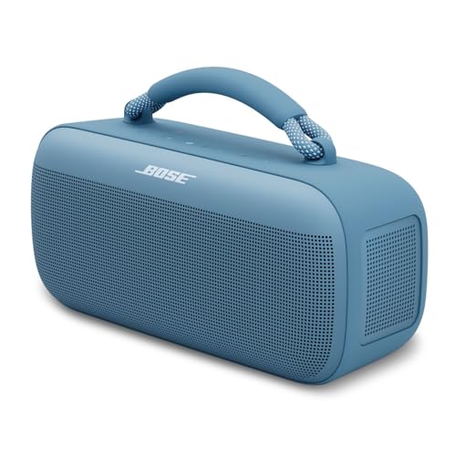 Bose SoundLink Max Portable Speaker, Large IP67 Waterproof Bluetooth Speaker, Up to 20 Hours of Playtime, USB-C, Built-in 3.5mm AUX Input, Black