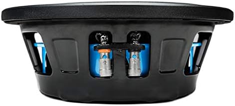 Hifonics BXS8D4 Brutus Shallow Mount Subwoofer (Black) – 8 Inch Subwoofer, 400 Watt, Car Audio System, 2 Inch Voice Coils, UV Rubber Surround