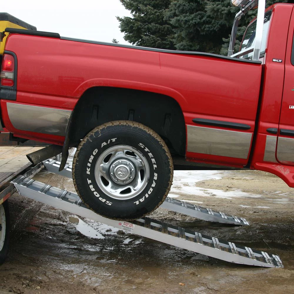 120in x 20in Aluminum Truck Trailer Car Hauler Ramps - Curated Treasures Market