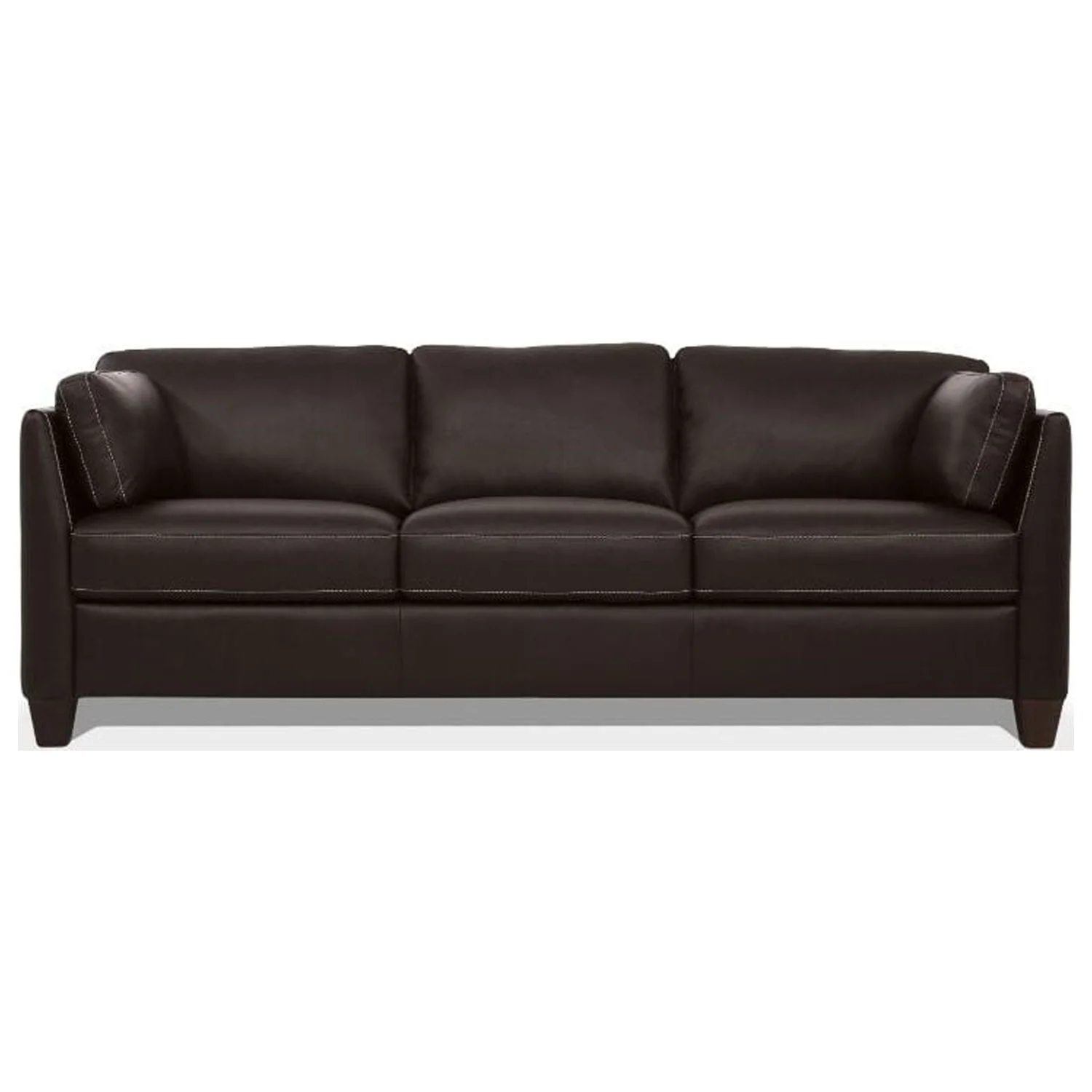 ACME Matias Leather Sofa in Chocolate