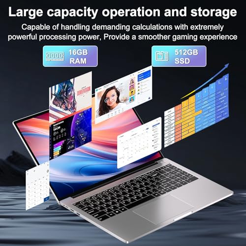 2025 Laptop Computer 14 Inch Win 11 256GB SSD Up to 1TB SSD Expand Laptops Celeron N4020 Up to 2.8Ghz 1920x1080 FHD Dual WiFi BT4.2 with Webcam