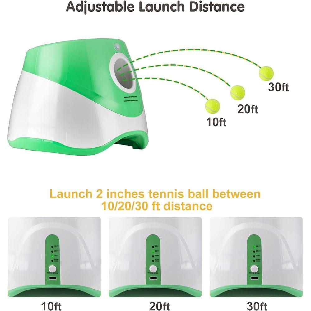 ENIGETA Rechargeable Tennis Ball Launcher for Dogs Elevating Playtime for You and Your Pup