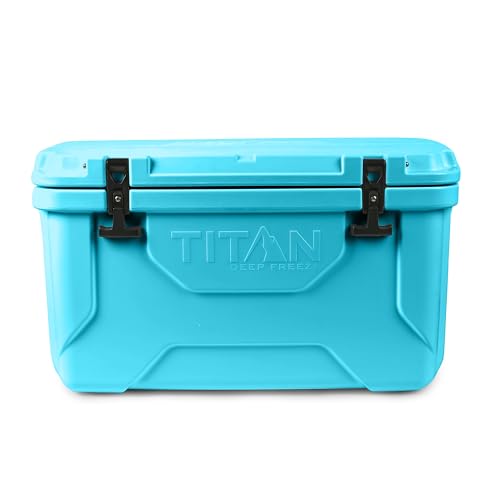 Titan Hard Ice Chest Cooler Roto Cooler with Microban Protection and Deep Freeze Insulation