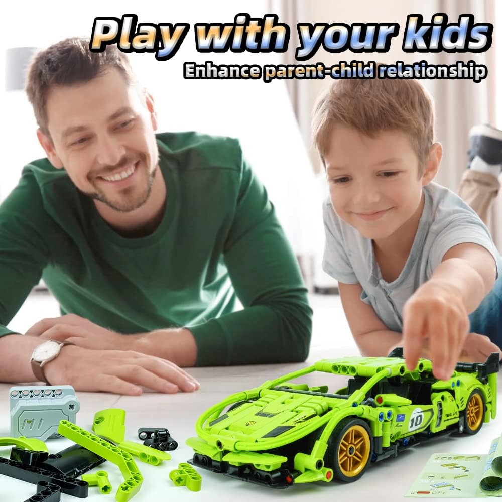 VodeDrge STEM Building Toys for Kids, Car Model Toys for Boys 8-12, Toys for 6 Years Old Boys, Erector Set for Boys Age 6-12