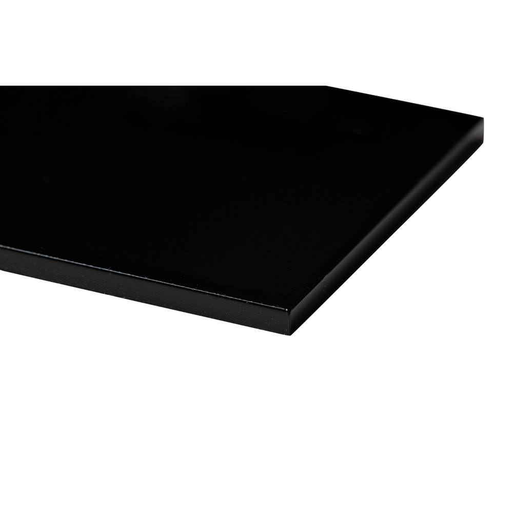 Plexiglas 0.118 in. x 48 in. x 48 in. Black Acrylic Sheet (2-Pack)