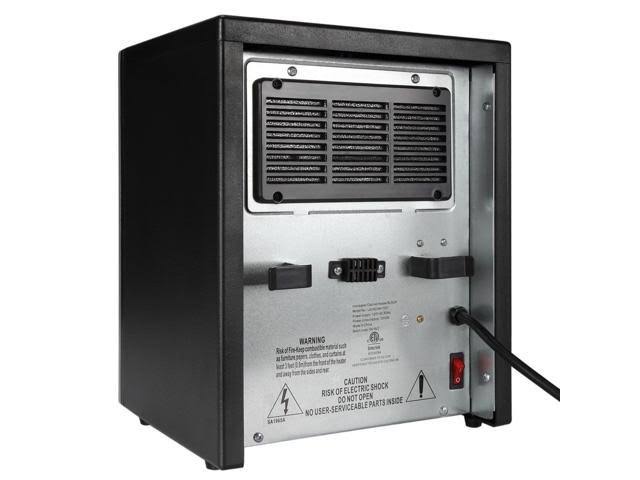 Homegear 1500 sqft Infrared Electric Portable Space Heater Black Remote Control