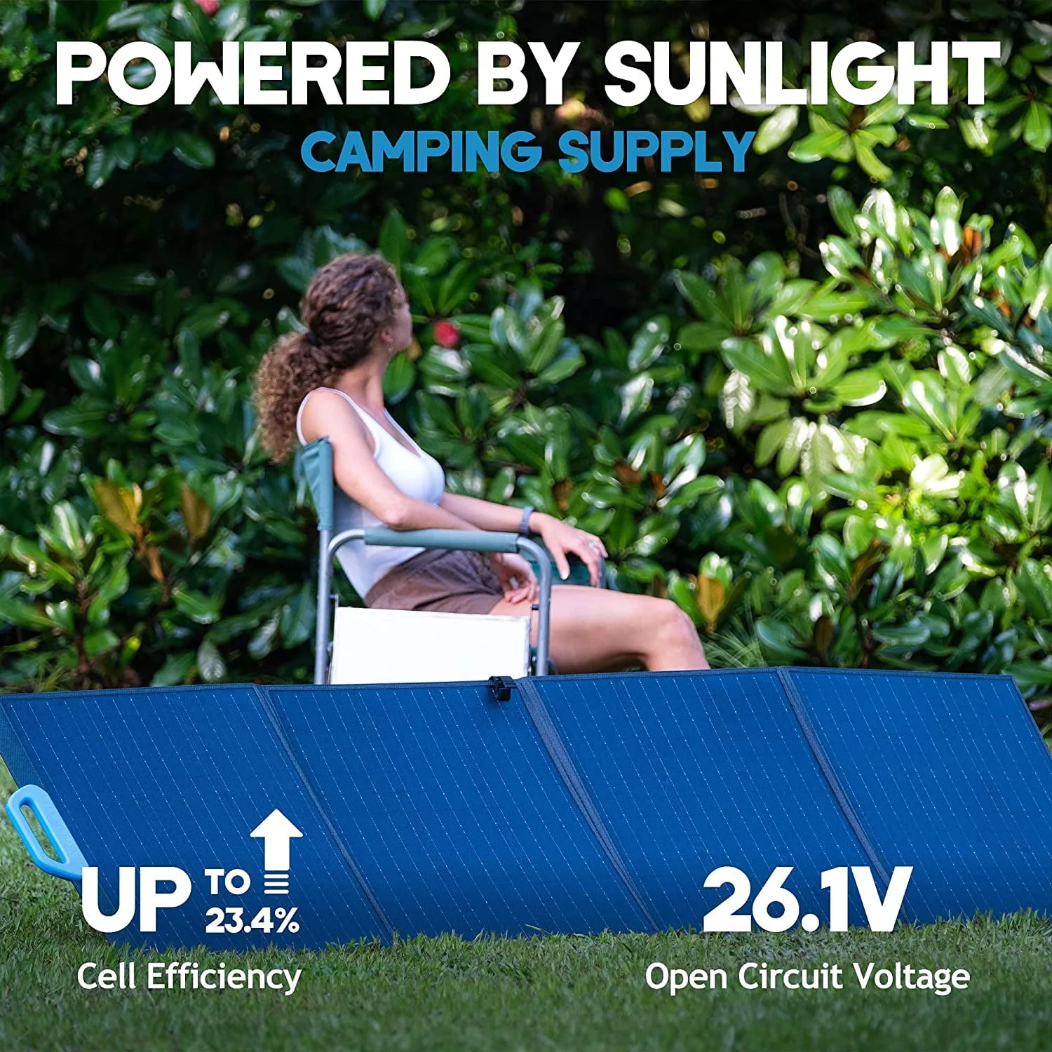 Bluetti Portable Power Station AC200MAX, With 2pcs 200W Solar Panels, 2048Wh Capacity Solar Generator, 2200W AC Output for Home Use, Road Trip