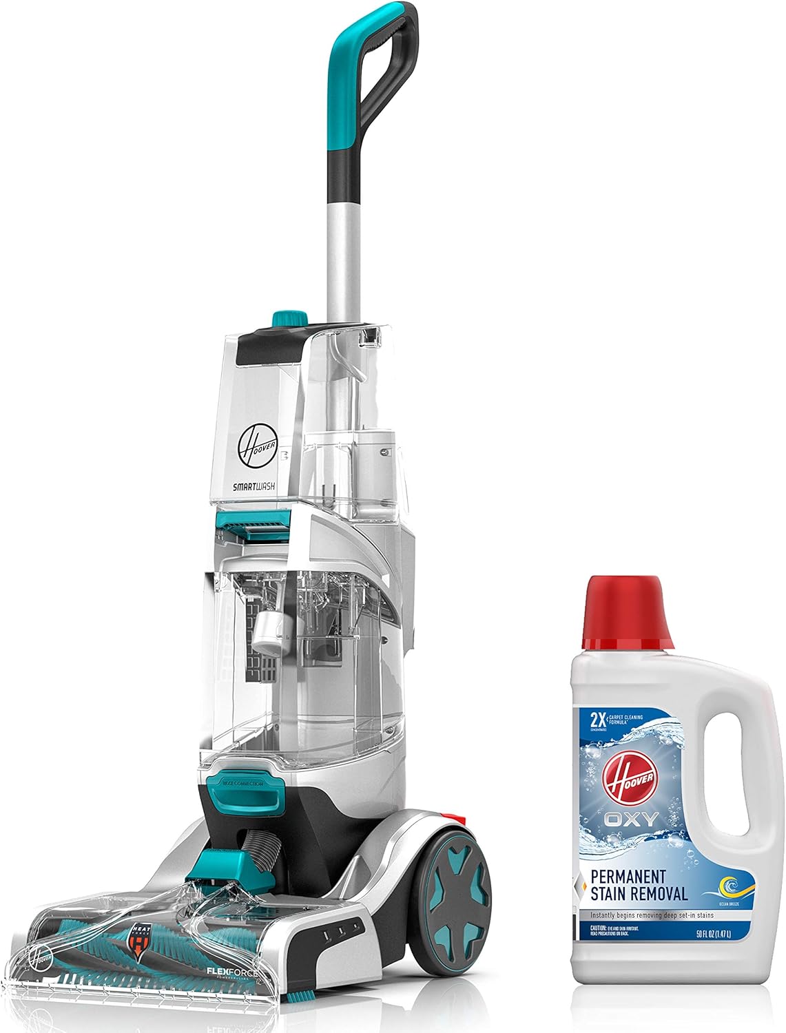 Hoover Smartwash Automatic Carpet Cleaner, FH52000, Turquoise