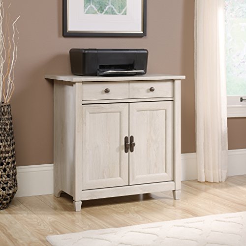 Sauder Edge Water Accent Storage Cabinet with Doors, Utility, L: 28.19" x W: 19.45" x H: 29.02", Estate Black