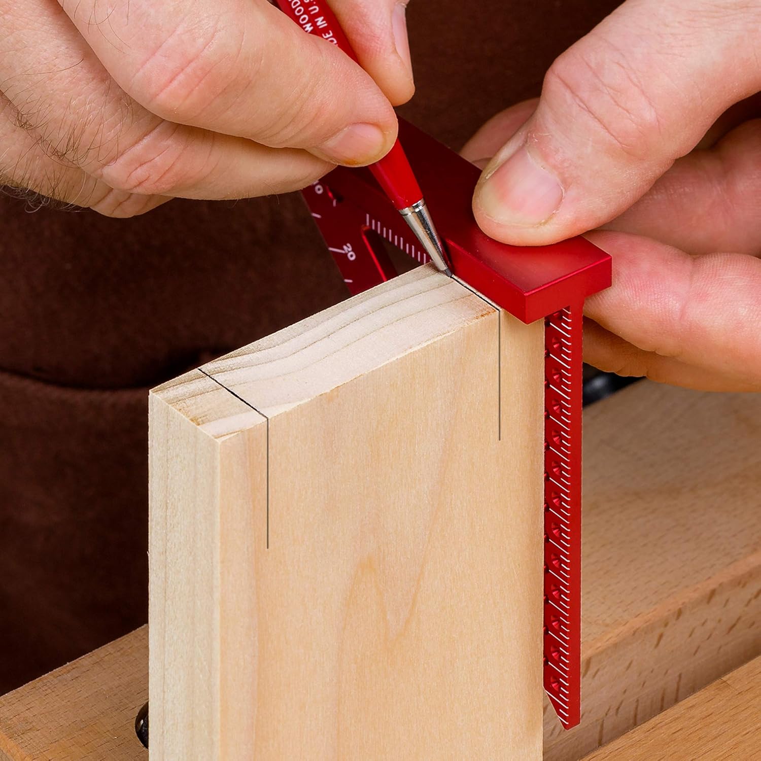 Woodpeckers Delve Square, Precision Woodworking Square Great For Furniture and Cabinet Making