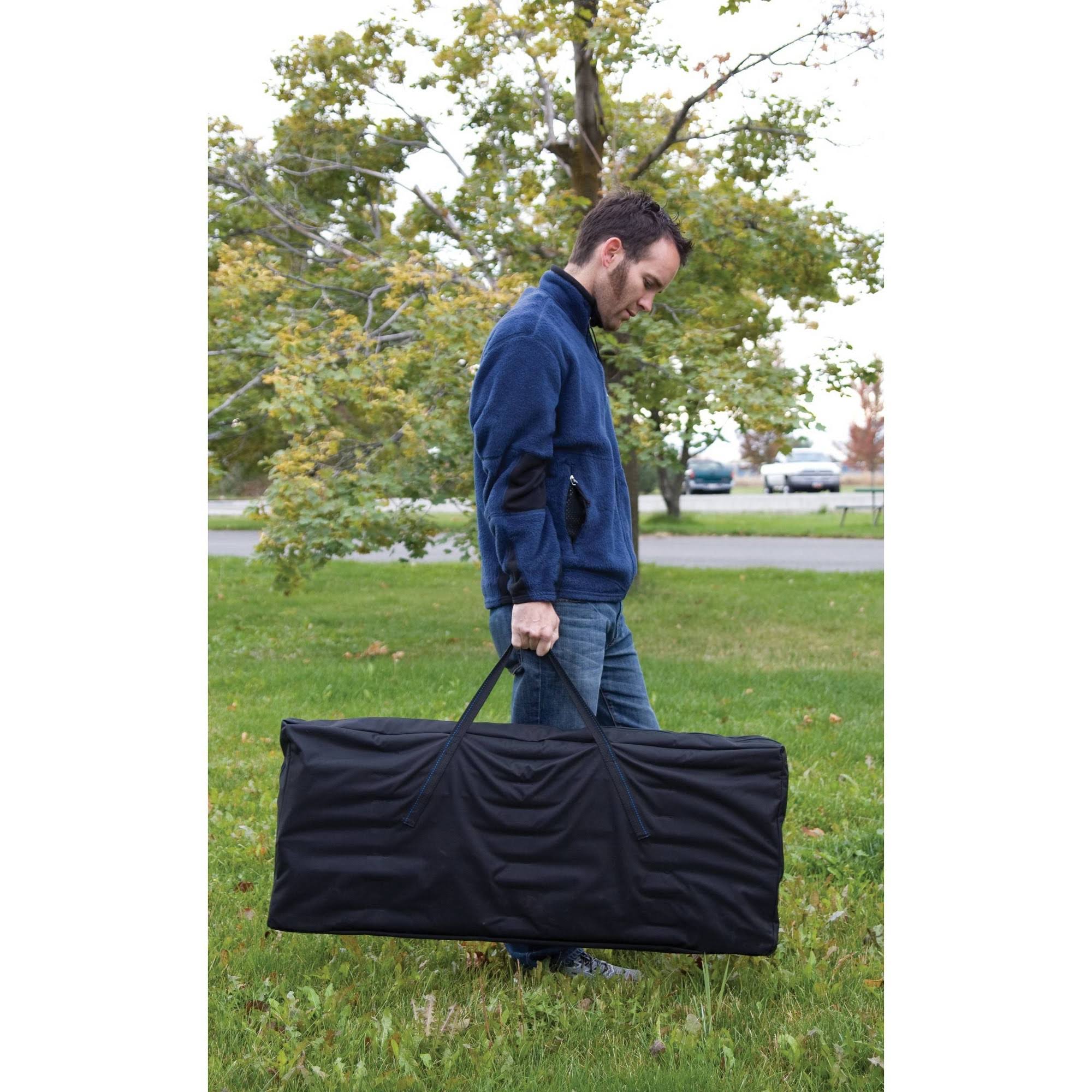 Camp Chef High Resolution Outdoor Folding Projection Screen, Silver, 120x22