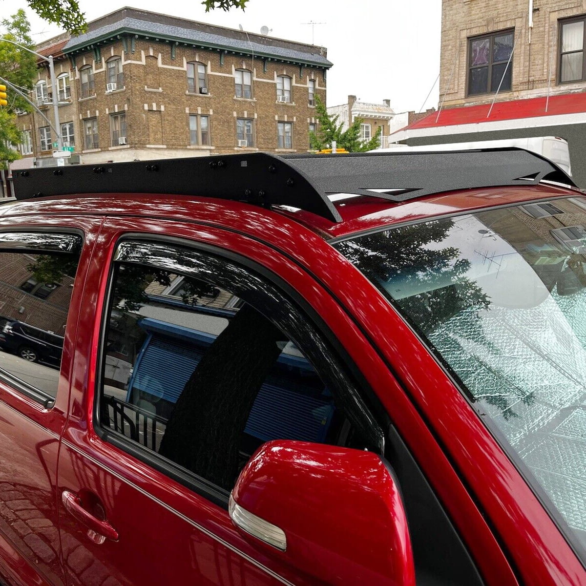 Kojem Top Roof Rack for 2005-2022 Toyota Tacoma 2 Gen 3 Gen Double Cab Luggage Cargo Carrier Basket Steel