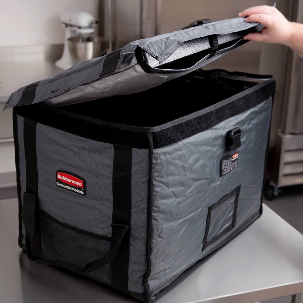 Rubbermaid FG9F1600CGRAY - Insulated Full Pan Carrier, Top Load