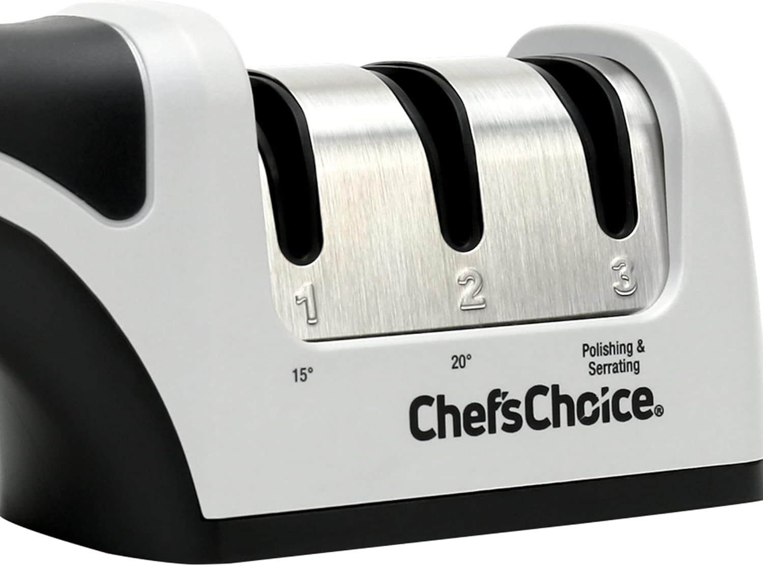 Chef'sChoice ProntoPro Hone Manual Knife Extremely Fast Sharpening Euro-American and Asian Style Knives Precise Bevel Angle Control Diamond Abrasive