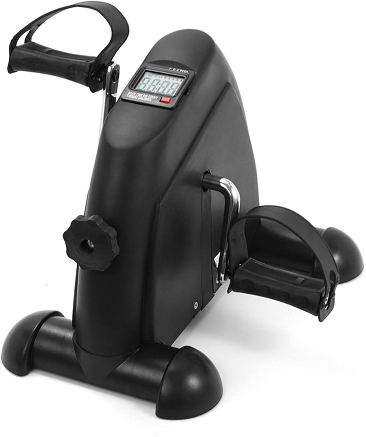 Indoor Mini Under Desk Bike, Portable Exercise Bike, Pedal Stepper Exercise Machine, Adjustable Resistance with LCD Display