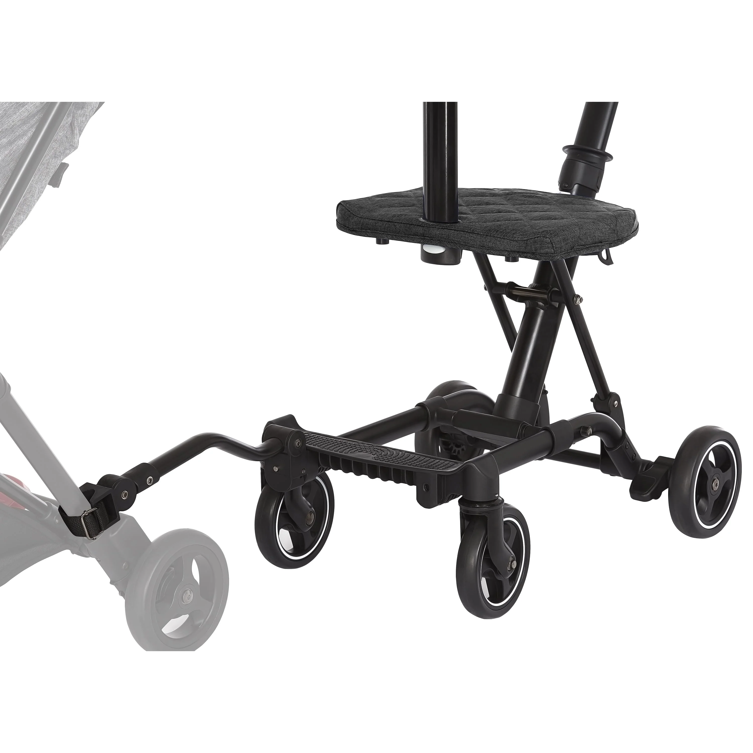 Dream On Me Coast Rider | Travel Stroller | Lightweight Stroller | Compact | Portable | Vacation Friendly Stroller, Black