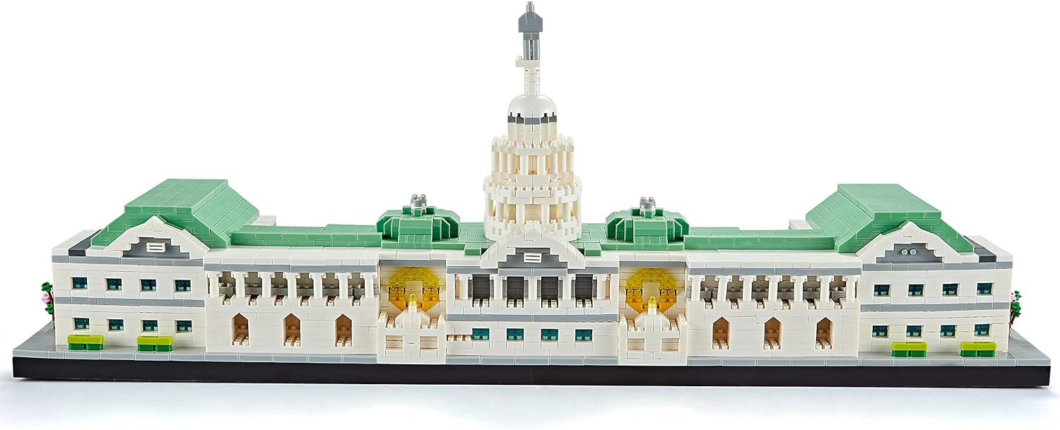 YUJNS Big Architecture United States Capitol Building Set, Micro Blocks 3630 PCS +