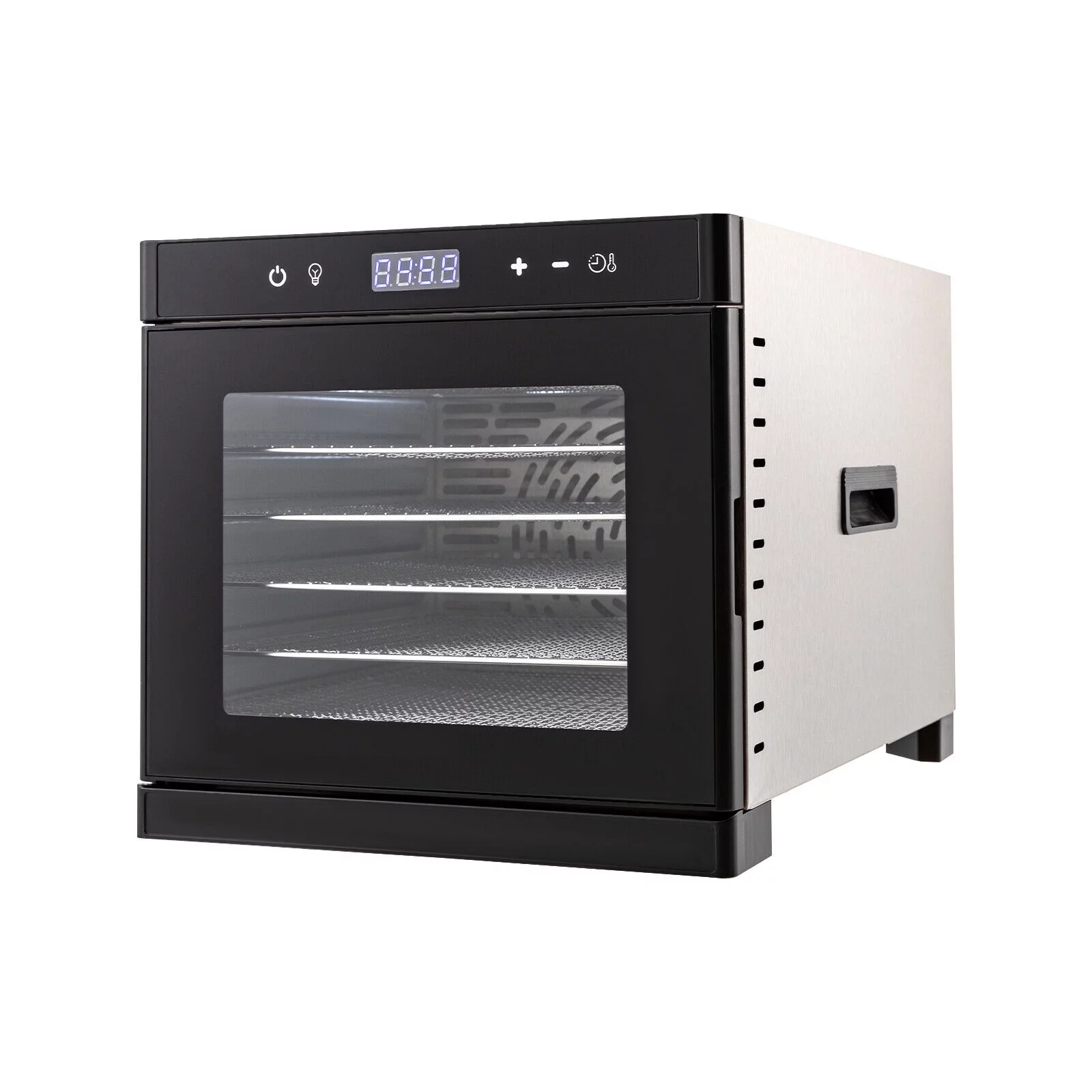 6/8 Trays Food Dry Dehydrator Stainless Steel Meat Fruit Vegetable Dryer Machine