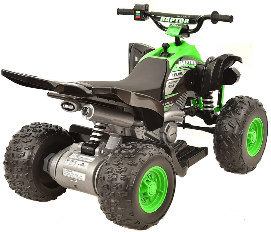 Yamaha 12 Volt Raptor Battery Powered Ride-On - New Custom Graphic Design - for Boys & Girls Ages 3 and up