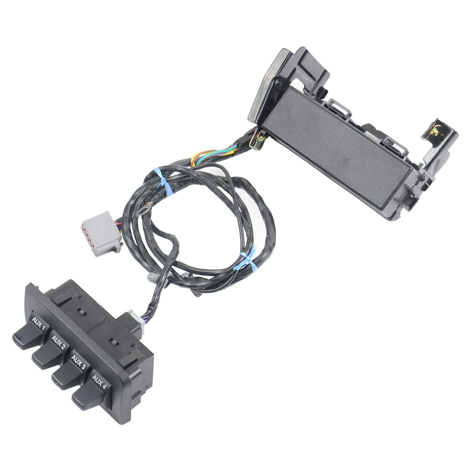 AL3Z13D730AA Auxiliary Dash Upfitter Switch for Fo-rd 2010-2012 F150, 2011-2016 F250 F350 F450 F550 Super Duty, 2016-2018 F650 F750