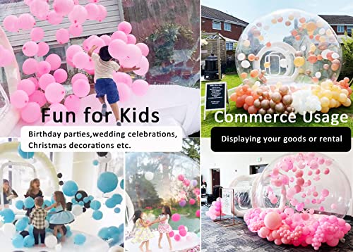 10FT Bubble House Inflatable Bubble Tent 100% PVC Tent Bubble House with Blower for Party Wedding, Clear Dome Balloon Garden Tent