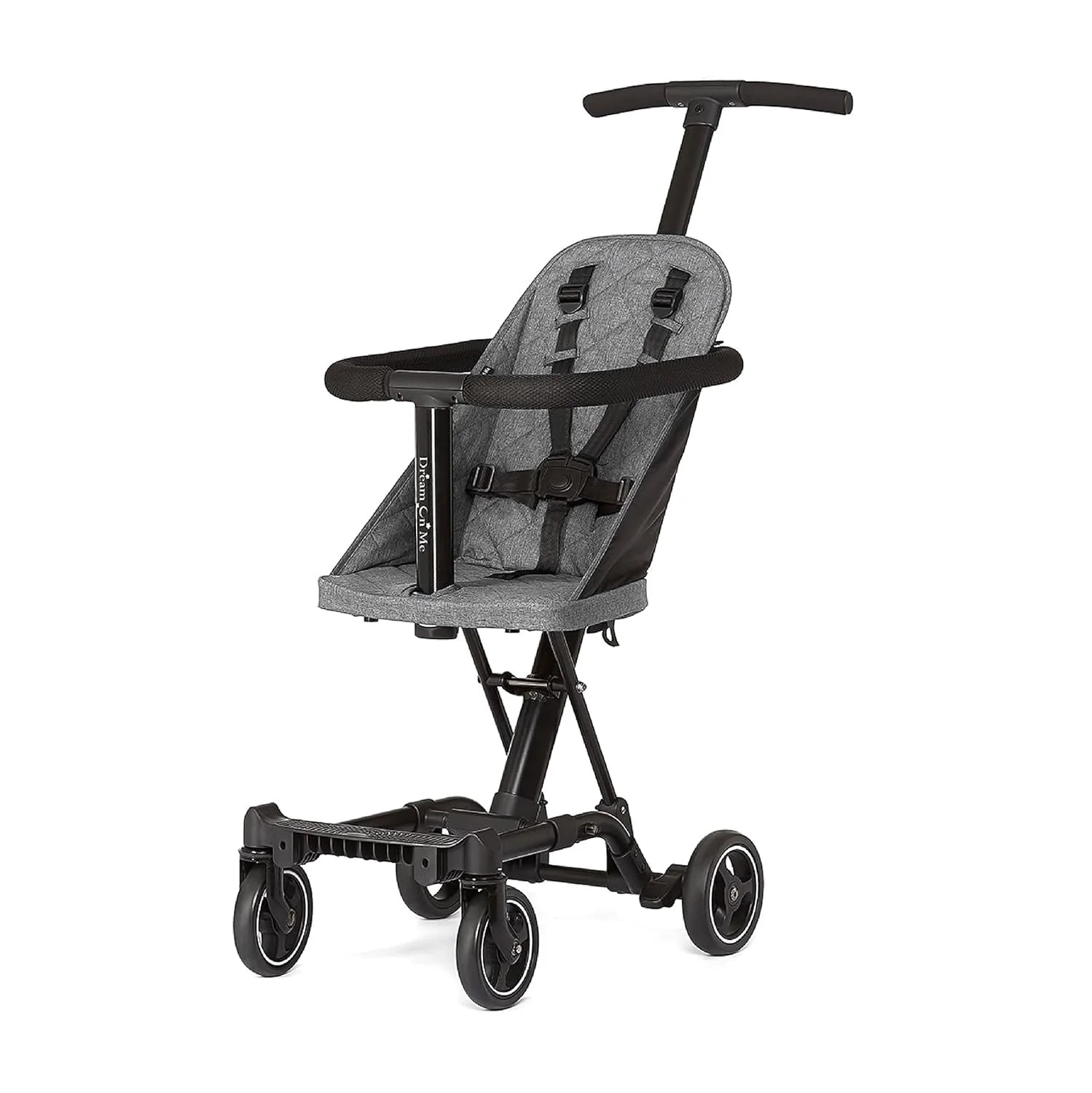 Dream On Me Coast Rider | Travel Stroller | Lightweight Stroller | Compact | Portable | Vacation Friendly Stroller, Black