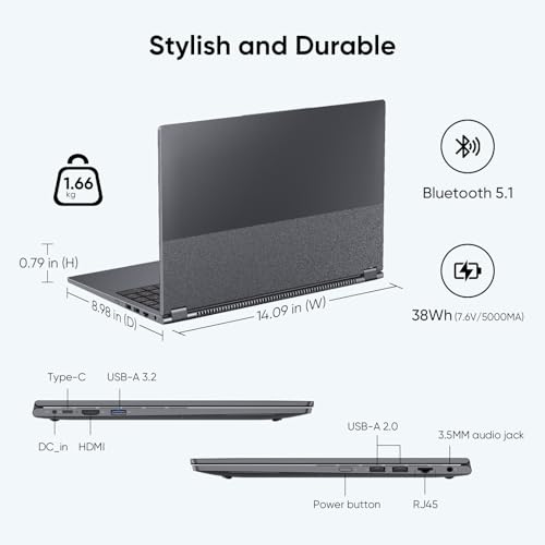 AE86 15.6" 2-in-1 Laptop | 16GB DDR4 RAM 512GB Storage | AMD Ryzen 3 3200U (up to 3.5GHz) | AMD Radeon Vega 3 | FHD Touchscreen | Windows 11 Pro |