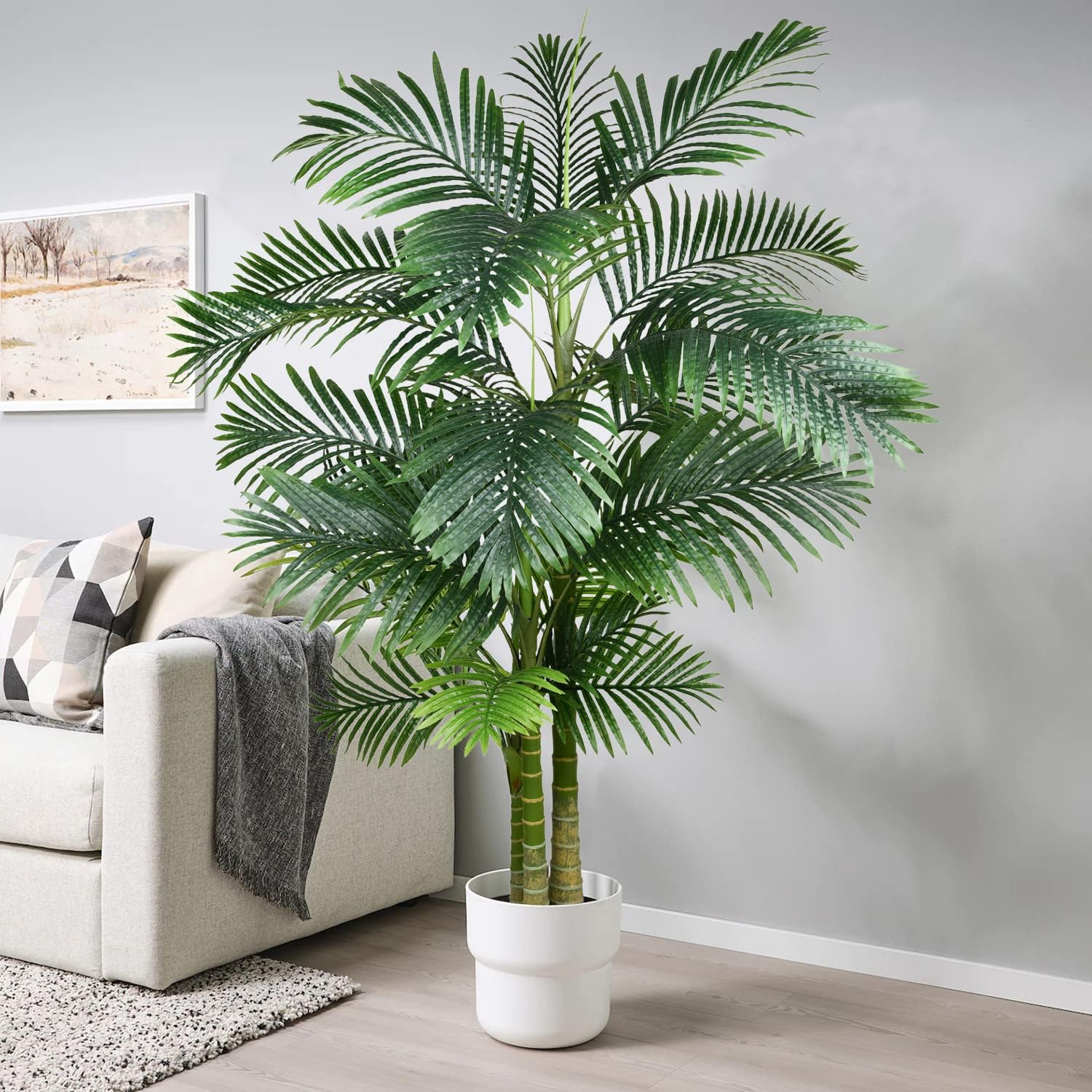 2 Pack Artificial Areca Palm Tree Plant