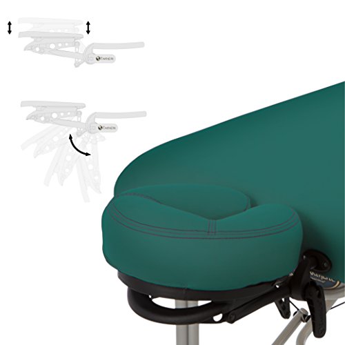 EARTHLITE Portable Massage Table LUNA - Ultra-Lightweight, Patented Aluminum Reiki Frame incl. Flex-Rest Face Cradle & Carry Case (29lb)