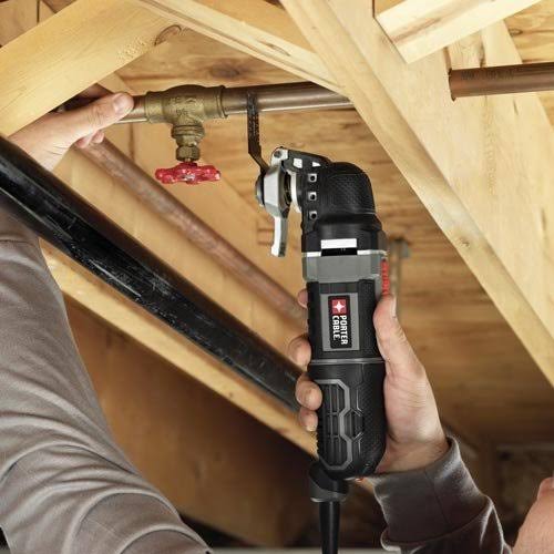 Porter-Cable PCE605K 3-Amp Corded Oscillating Multi-Tool Kit with 31 Accessories