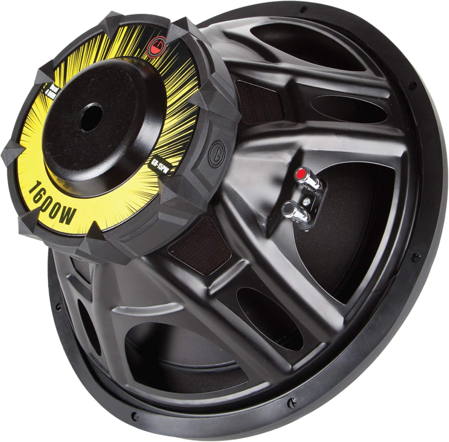Gravity 15 Inch 1600 Watt Car Audio Subwoofer w/ 4 Ohm DVC Power (Single)