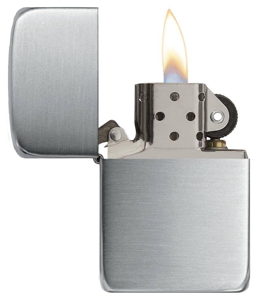 Zippo 1941 Replica Hand Satin Sterling Silver Lighter