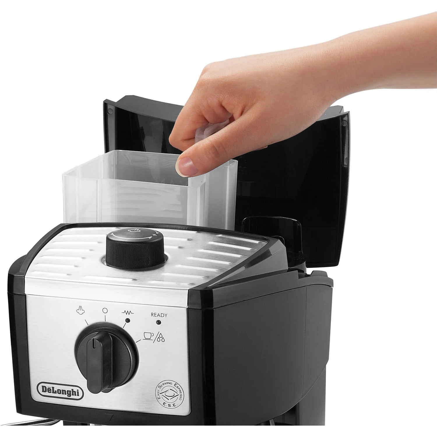 De'Longhi Pump Espresso Machine in Black/Stainless