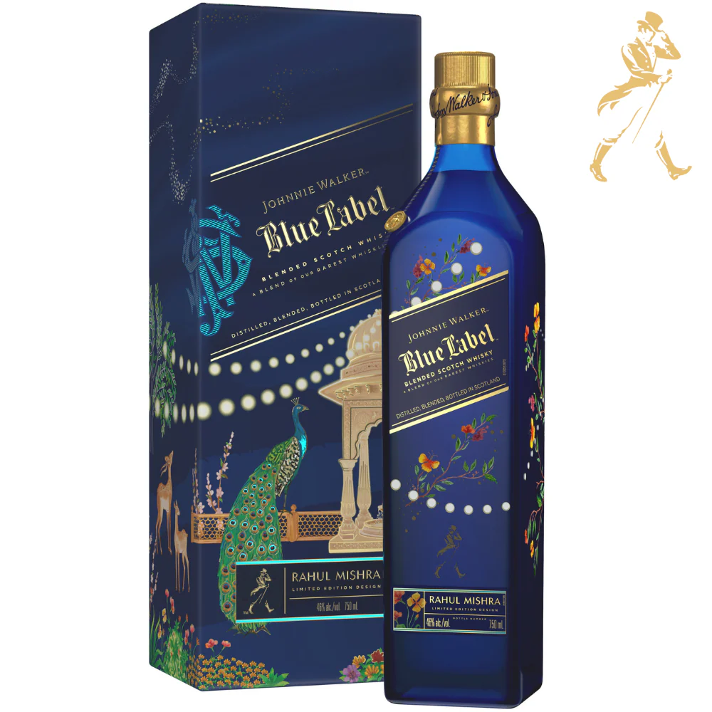 Johnnie Walker Blue Label X Diwali Limited Edition By Rahul Mishra - Nestor Liquor