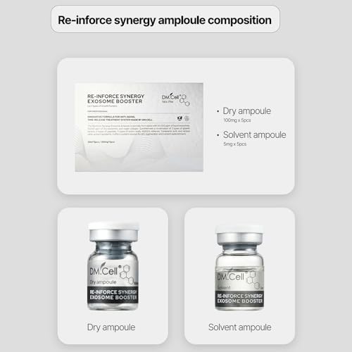 Exosome ampoule (Dry ampoule 100mg*5pcs, Liquid ampoule 5ml*5pcs) - Korean Skincare, Exosomes for skin