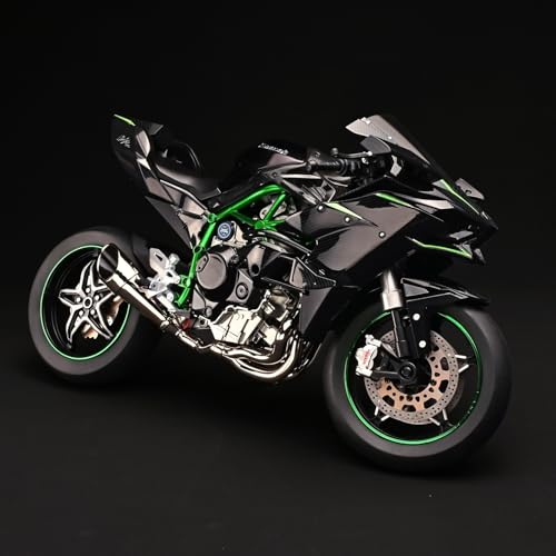 Die Cast Motorcycle 1:6 Scale for Kawasaki H2R Motorcycles Alloy Racing Motorcycle Model Power Toy Motorcycles Collection Kawasaki Model Motorcycles