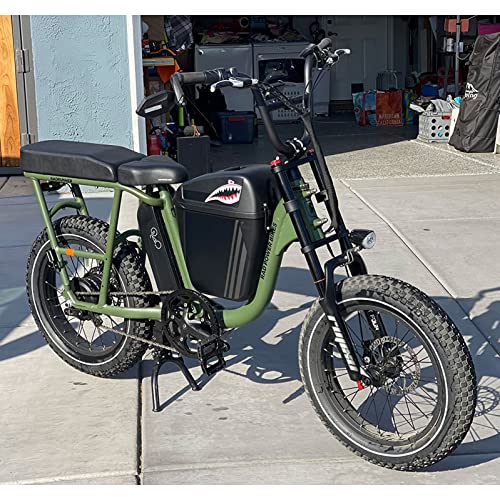 QHIYRZE Fat Bike Fork 20 Inch Bike Suspension Fork Travel 110mm Air Fork 28.6mm Straight Double Shoulder Front Fork Rebound Adjustable for 4.0" Tire