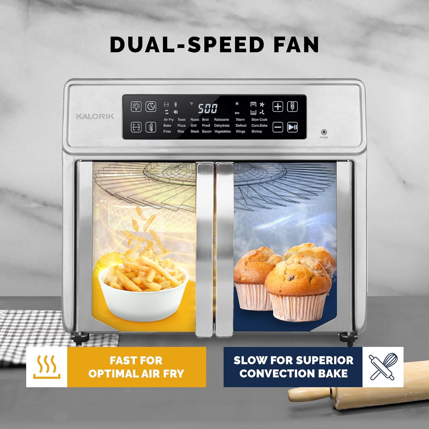 Kalorik MAXX&reg; Advance 26-Qt Digital Air Fryer Oven