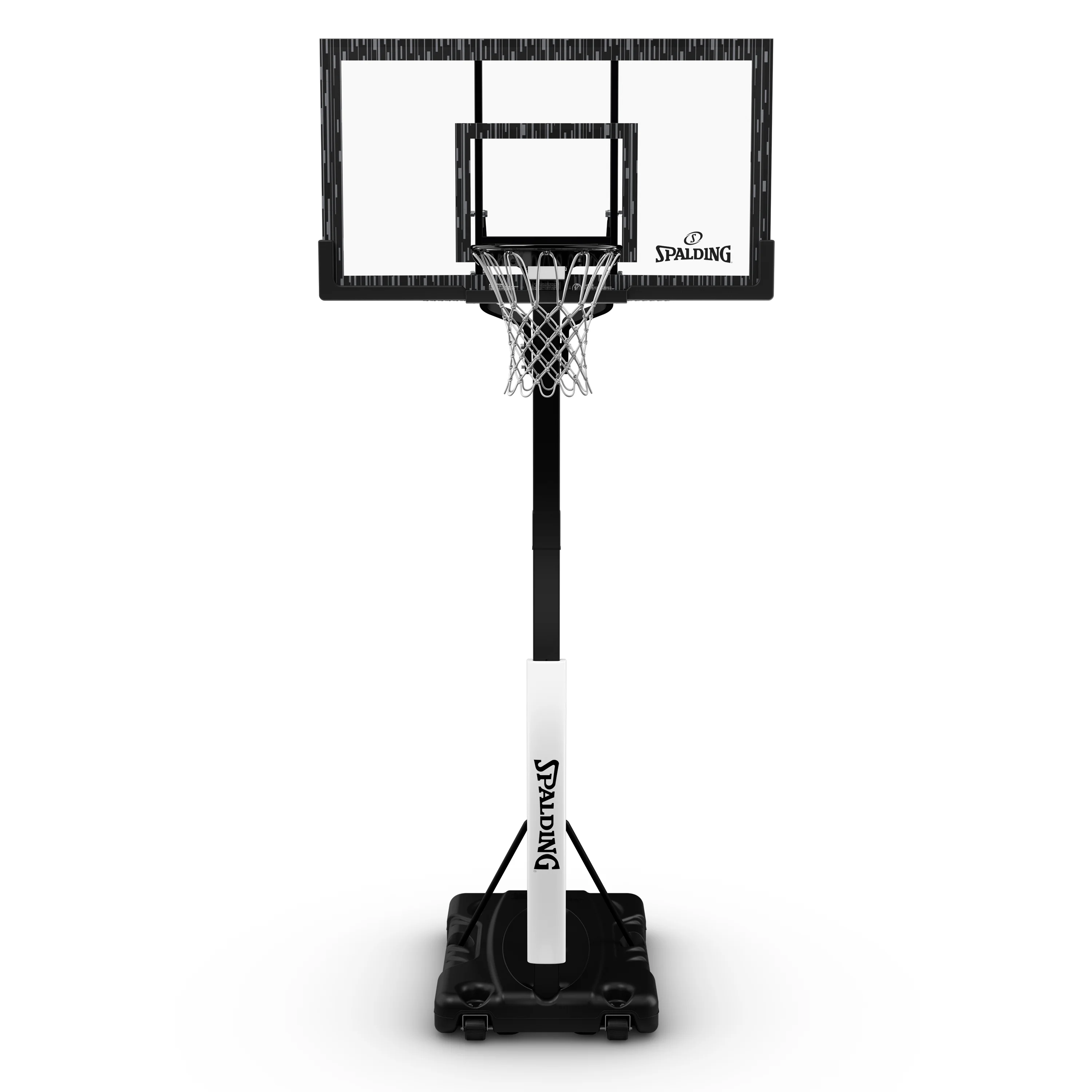 Spalding 60 In. Acrylic Screw Jack Portable Basketball Hoop System