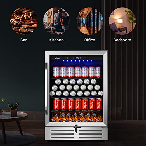 Cigar Electric Humidor, 35L 250 Counts Large Capacity Thermostatic Electric Cigar Cooler Cabinet with Digital LED Screen, Safety Lock
